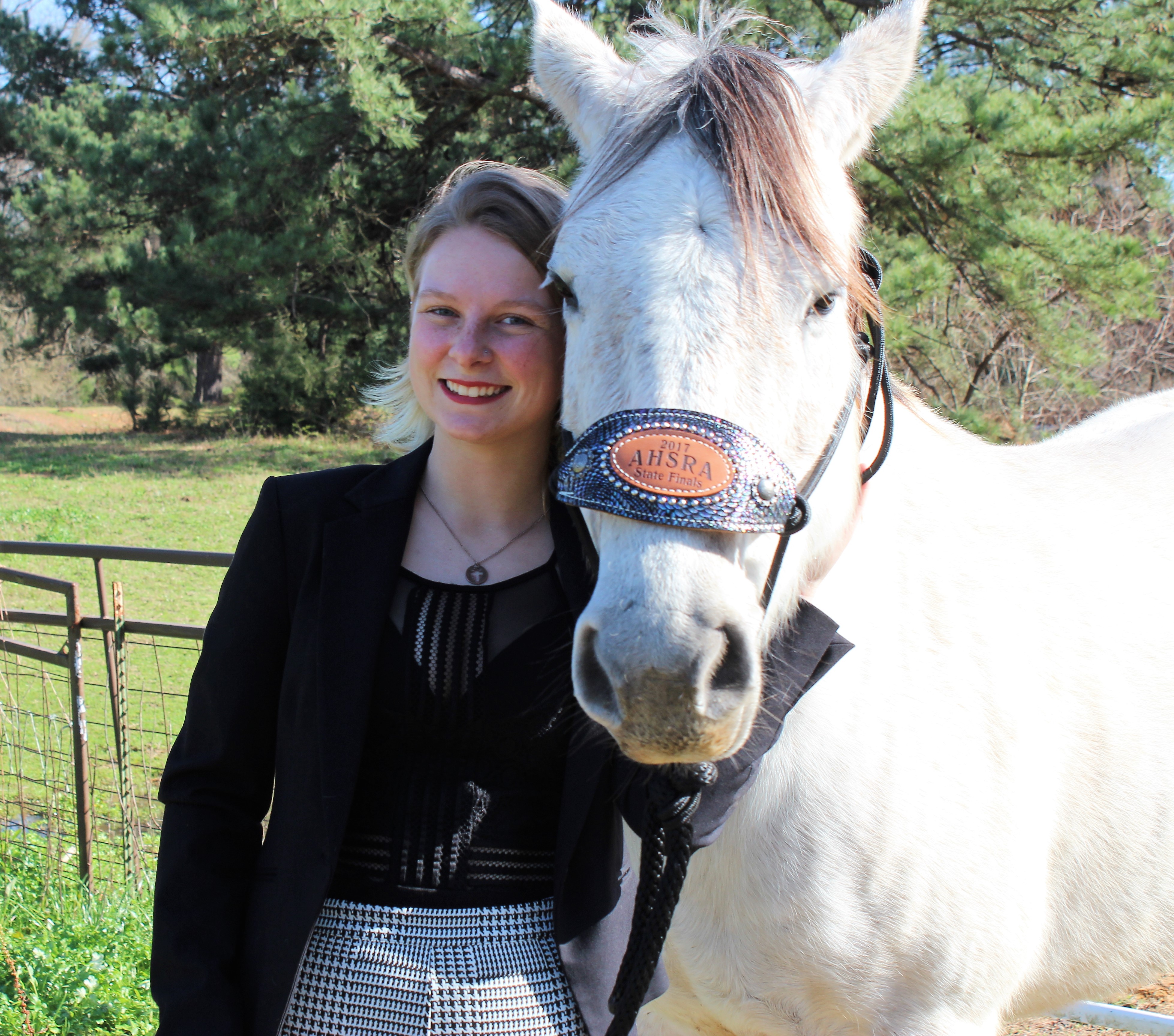 Lilly with horse