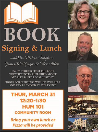 book signing flyer