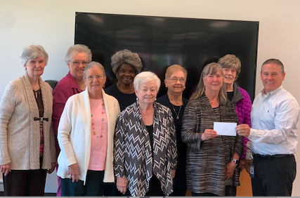 Morris County retired teachers present check