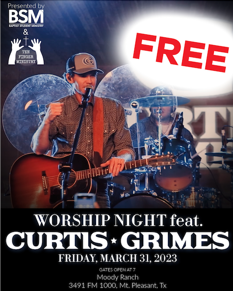 Curtis Grimes concert poster