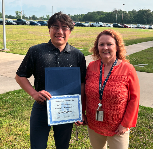 jacob harvey getting certificate