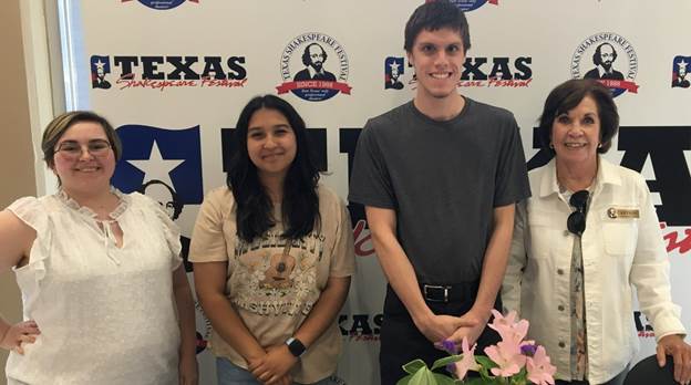 festival attendees with donor