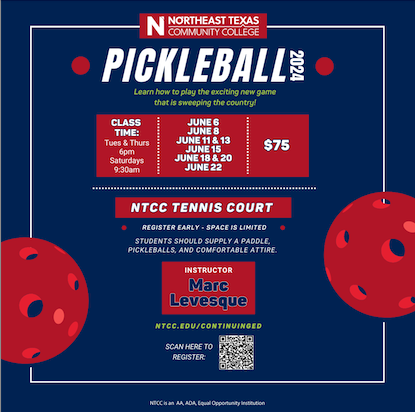 pickleball class graphic