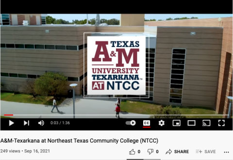 a&M Texarkana video screenshot