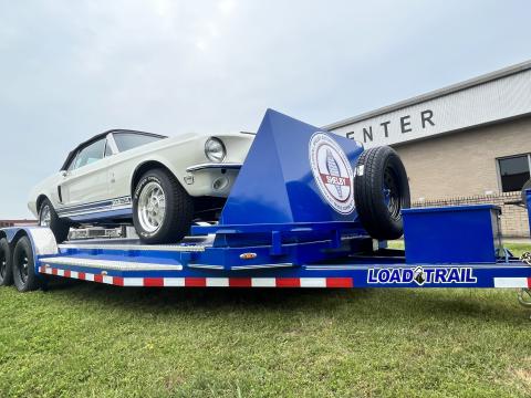 car on donated hauler