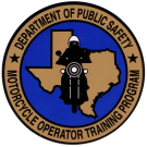 Deptartment of Public Safety Motorcycle Operating Training Program Logo