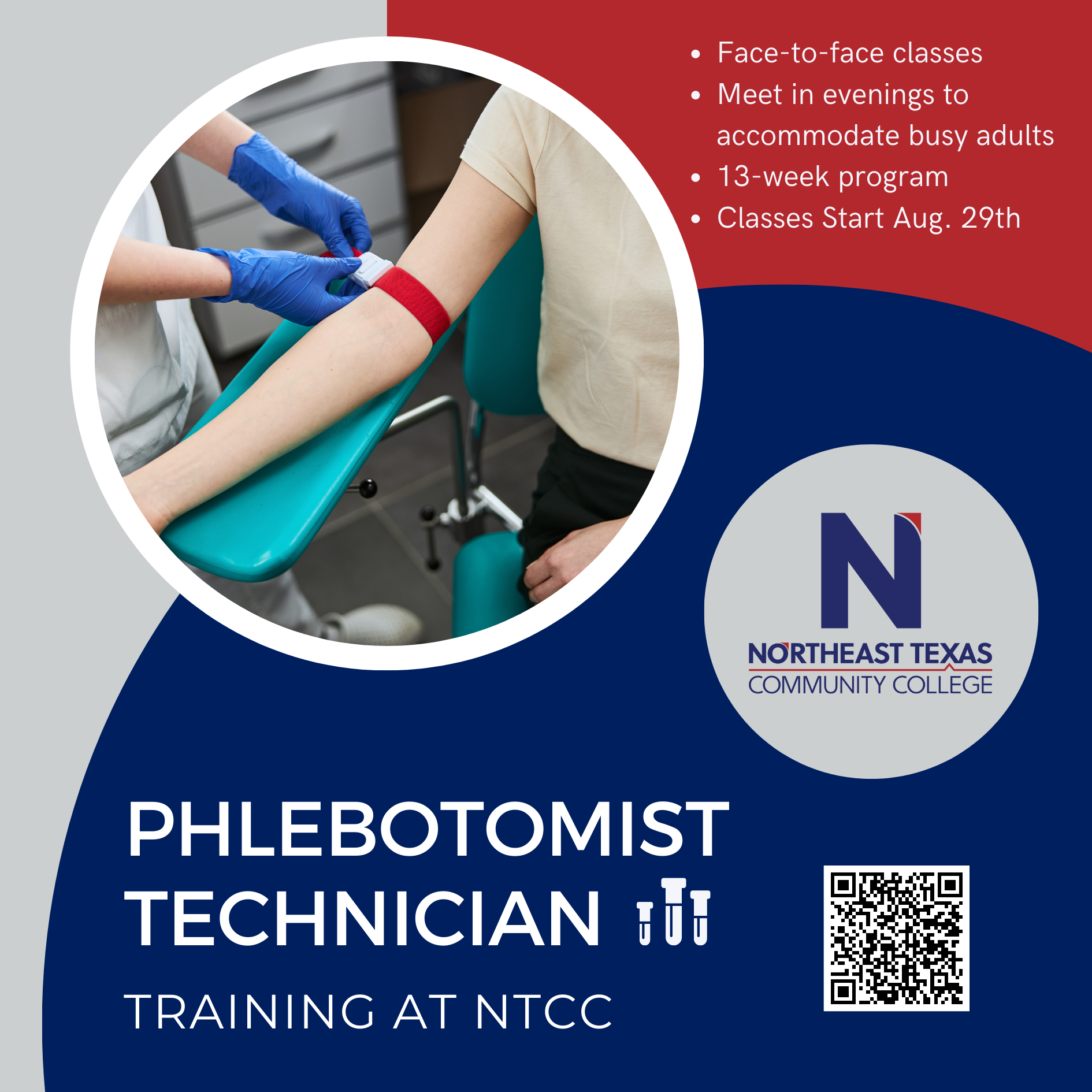 Phlebotomy Technician flyer