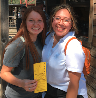 Stockyard Maze Winners: Alyssa Ochoa and Adri Gutierrez