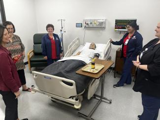 sim center hospital room