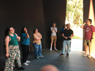 students inside vortex