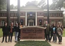 Alpha Mu Chi members visit PTK headquarters