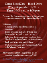 blood drive flyer