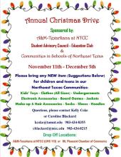 toy drive flyer