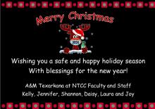 A&M Texarkana greeting card