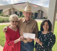 Fosters give check to Nita May