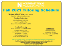 tutoring schedule