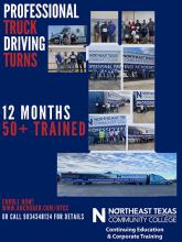 truck driving academy poster