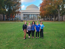 group in front of MIT