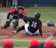 catcher makes out at the plate