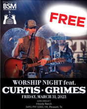 Curtis Grimes concert poster