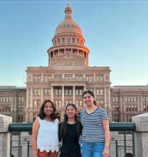 TAFE students in front of capitol building