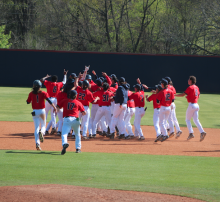 team celebrating win