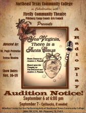 flyer for auditions