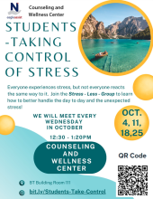 stress seminar flyer