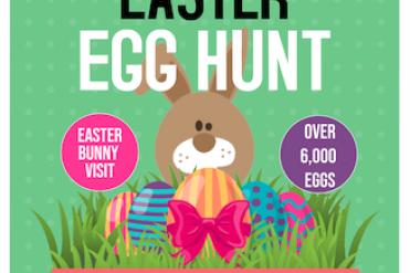 Easter egg hunt flyer