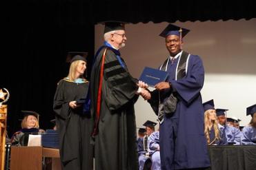 graduate crossing stage